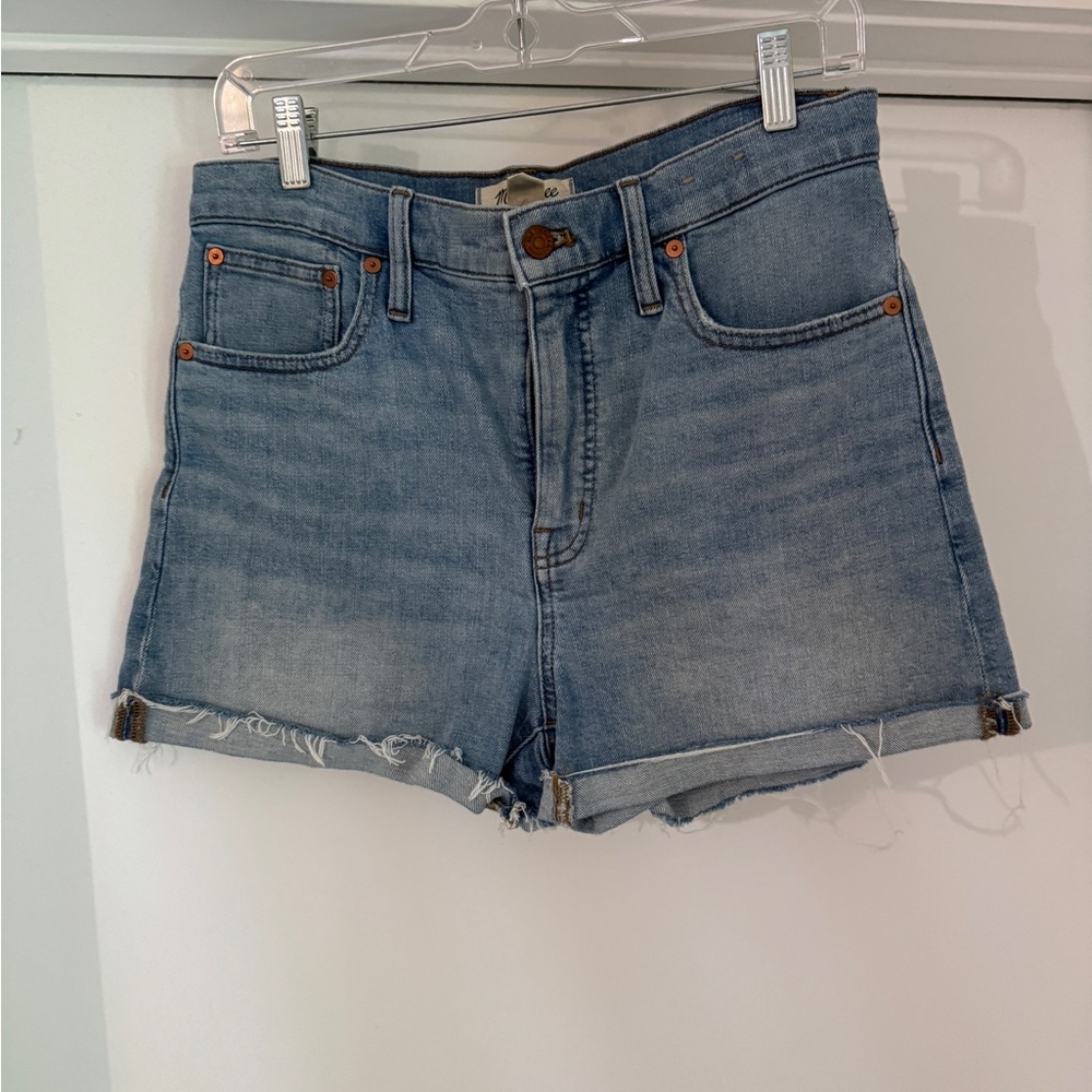 Madewell High Rise Denim Shorts 28